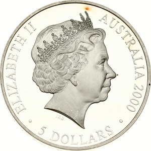 Australia 5 Dollars 2000 P Echidna & Tea Tree