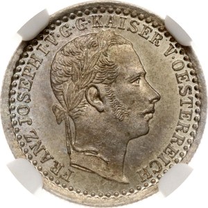 Austria 5 Kreuzer 1858 A NGC MS 64