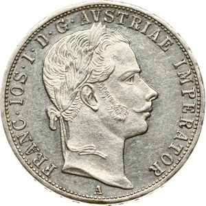 Austria 1 Florin 1860 A
