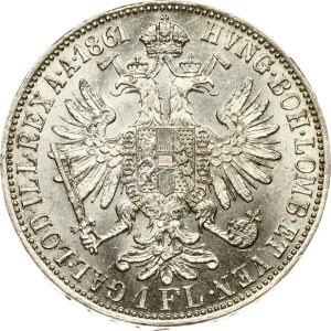 Austria 1 Florin 1861 A