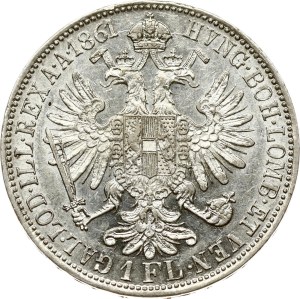 Austria 1 Florin 1861 A