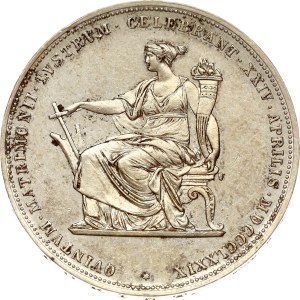 Austria 2 Gulden 1879 Silver Wedding
