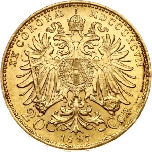 Austria 20 Corona 1897