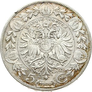 Austria 5 Corona 1900