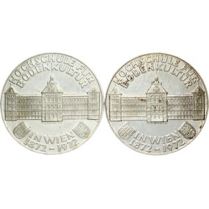 Austria 50 Schilling 1972 Lot of 2 coins