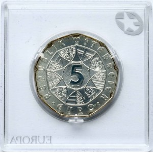 Austria 5 Euro 2004 Enlargement of the European Union