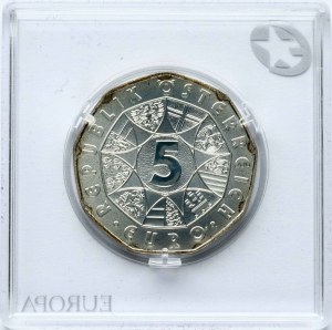 Austria 5 Euro 2004 Enlargement of the European Union