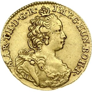 Austrian Netherlands 1/2 Souverain D'or 1750 R Brugge