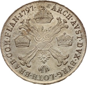 Austrian Netherlands 1/2 Taler 1797 B