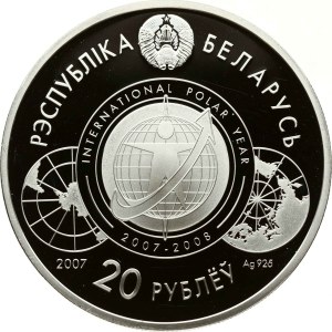 Belarus 20 Roubles 2007 International Polar Year