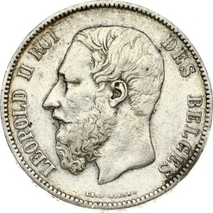 Belgium 5 Francs 1873