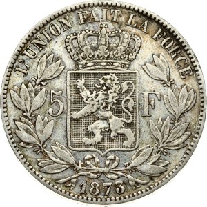 Belgium 5 Francs 1873