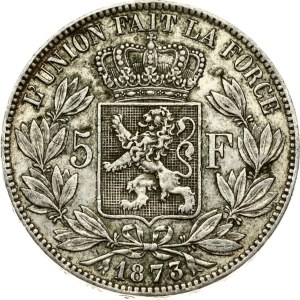 Belgium 5 Francs 1873