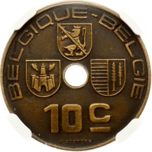 Belgium 10 Centimes 1938 ESSAI NGC MS 64 BN MATTE TOP POP