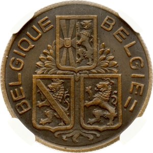 Belgium 1 Franc 1939 ESSAI NGC MS 63 BN MATTE TOP POP