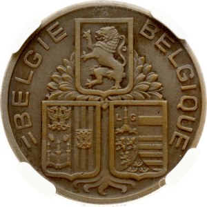 Belgium 5 Francs 1939 PATTERN NGC MS 64 BN MATTE TOP POP