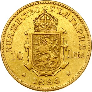 Bulgaria 10 Leva 1894 КБ
