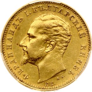 Bulgaria 20 Leva 1894 КБ PCGS AU 50
