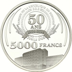 Burundi 5000 Francs 2014 Central Bank