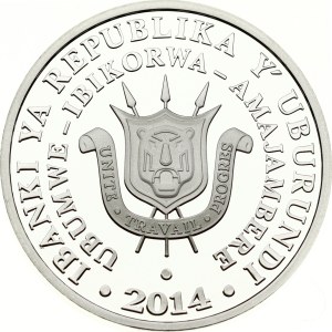 Burundi 5000 Francs 2014 Central Bank