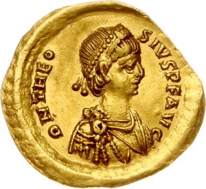 Byzantine Empire Tremissis ND (444) The osius