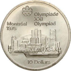 Canada 10 Dollars 1973 1976 Olympics Montreal