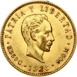 Cuba 5 Pesos 1916 Jose Marti