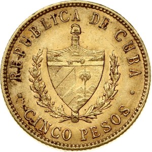Cuba 5 Pesos 1916 Jose Marti