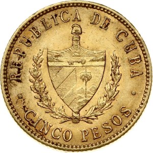 Cuba 5 Pesos 1916 Jose Marti