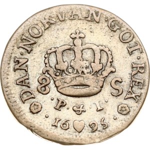 Denmark 8 Skilling 1695