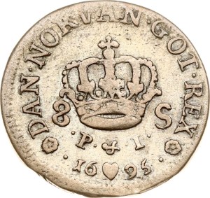 Denmark 8 Skilling 1695