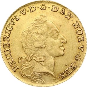 Denmark 12 Mark 1761 W