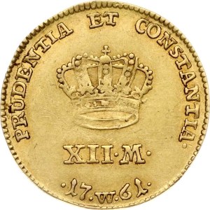 Denmark 12 Mark 1761 W