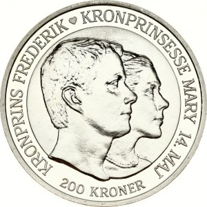 Denmark 200 Kroner 2004 Wedding of Crown Prince