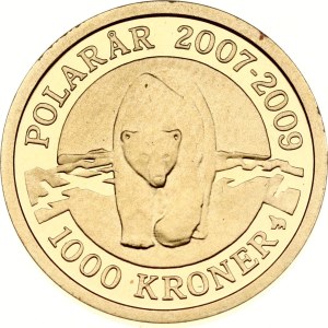 Denmark 1000 Kroner 2007 International Polar Year