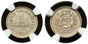 Estonia 1 Mark 1926 NGC MS 62