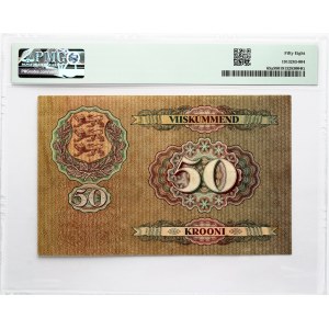 Estonia 50 Krooni 1929 PMG 58 Choice About Unc