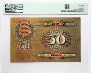 Estonia 50 Krooni 1929 PMG 58 Choice About Unc