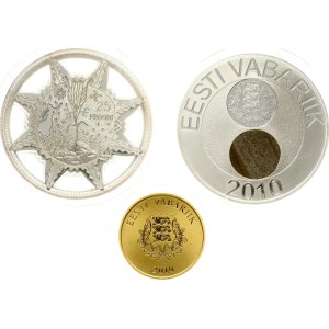 Estonia 25 - 100 Krooni 2010 Set of 3 coins