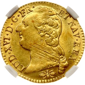 France 1 Louis d'Or 1787 D NGC AU 58
