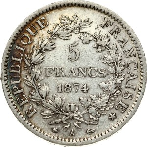 France 5 Francs 1874A