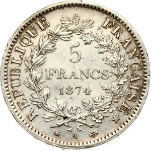 France 5 Francs 1874 A
