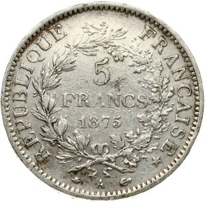 France 5 Francs 1875A