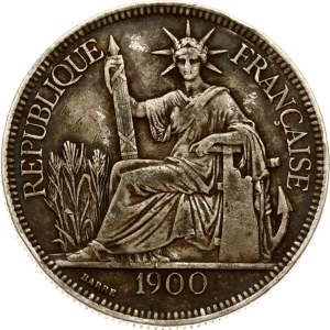 French Indochina Piastre 1900 A