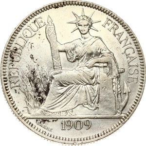 French Indochina Piastre 1909 A