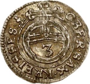 Germany Saxony 3 Pfennig 1659 CR