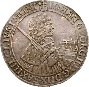 Germany Saxony Taler 1659 CR