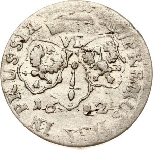 Germany Brandenburg-Prussia 6 Groscher 1682 HS