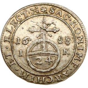 Germania Sassonia 1/24 Taler 1688 IK