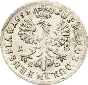 Germany Brandenburg-Prussia 18 Groschen 1699 SD